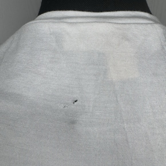 Michael Kors Women's White Layered Sleeveless Top/Blouse Size S MK Logo -Sm Hole - Picture 5 of 8